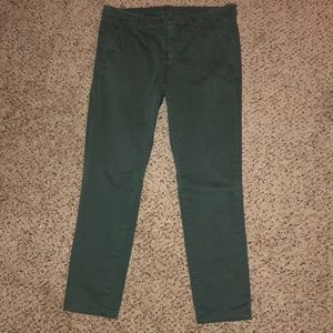 Green stone rose 34 waist pants